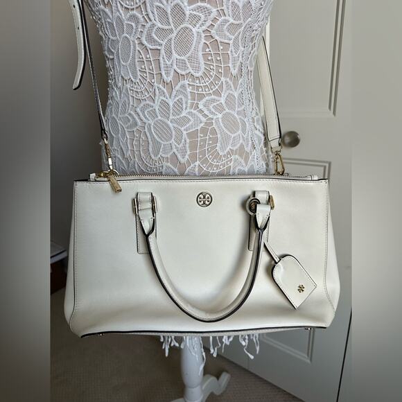 Tory Burch Robinson Leather Large Bag - Picture 4 of 16